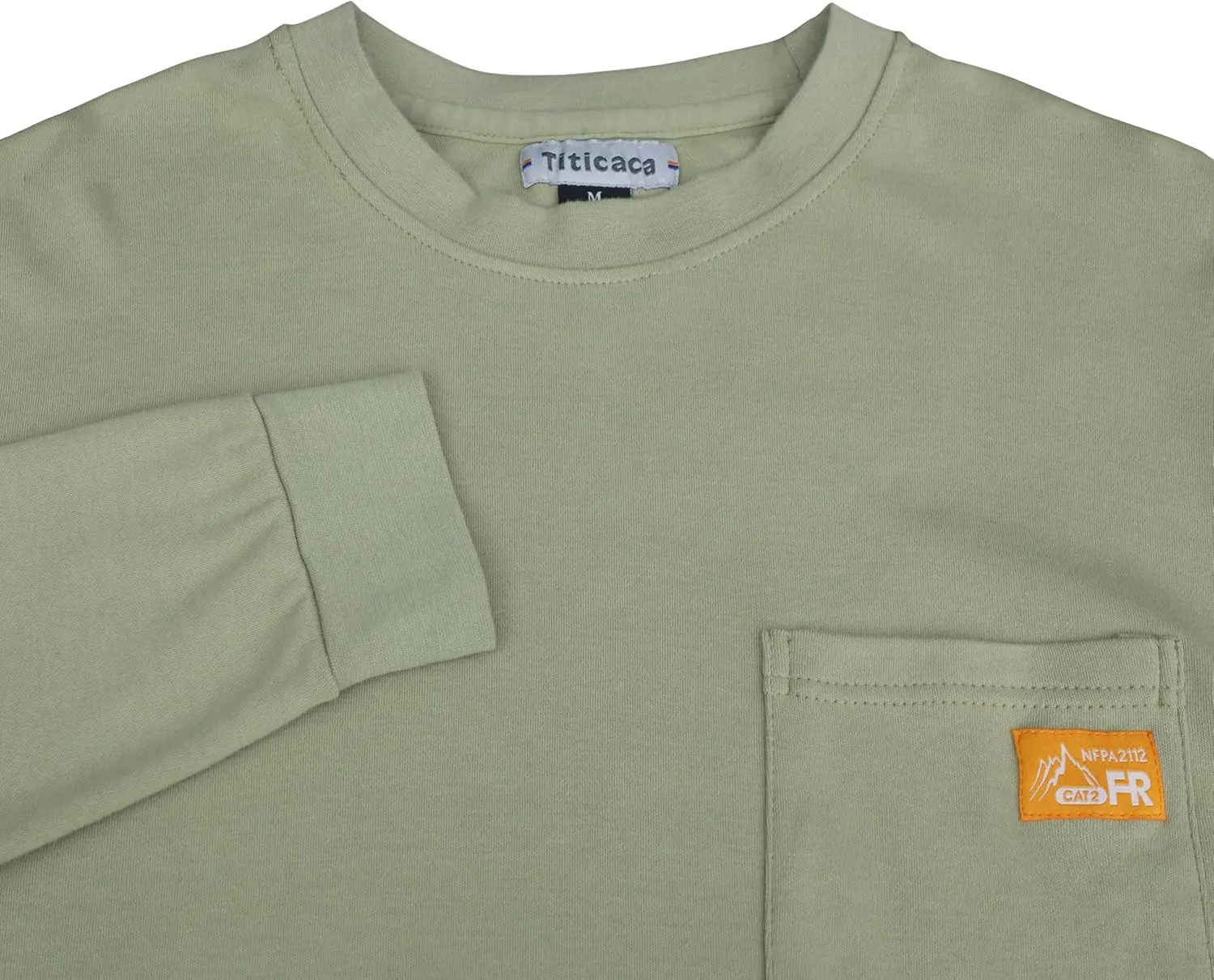 Titicaca FR Shirts Flame Resistant T Shirts 100% Cotton Men's Pre-Washed Fire Retardant T-Shirts