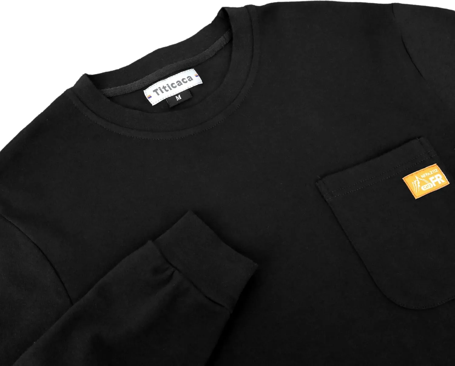 Titicaca FR Shirts Flame Resistant T Shirts 100% Cotton Men's Pre-Washed Fire Retardant T-Shirts