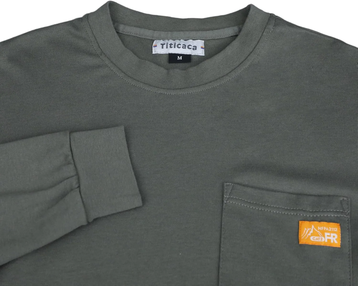 Titicaca FR Shirts Flame Resistant T Shirts 100% Cotton Men's Pre-Washed Fire Retardant T-Shirts