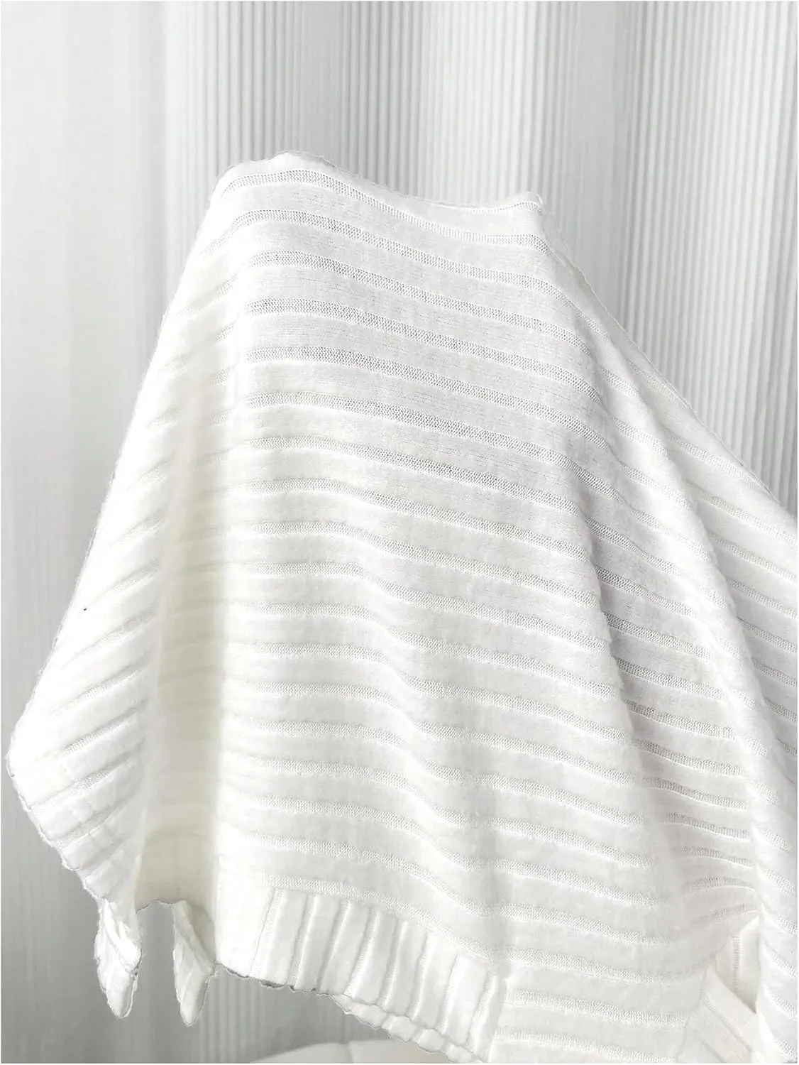 Women's Maternity Knit Tops Round Neck Split Hem Long Sleeve Pullover Ribbed Sweater