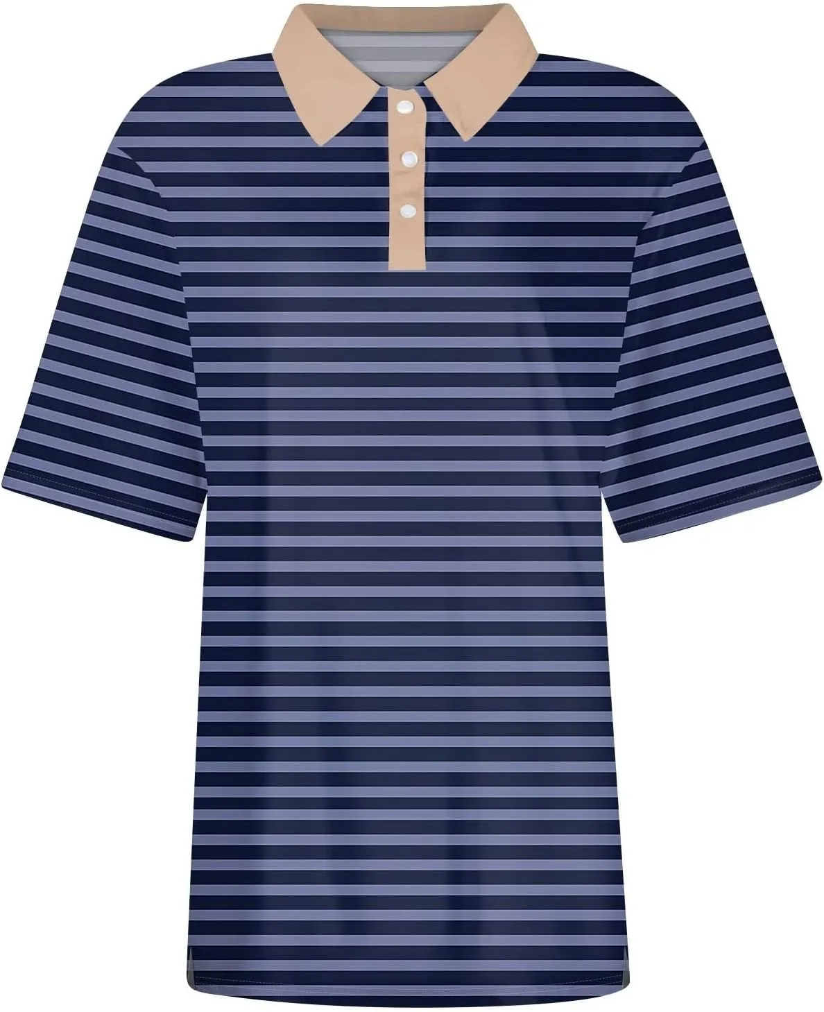 Women's Polo Shirts Casual Work Quick Dry Short Sleeve Collared Golf Shirt S-5XL