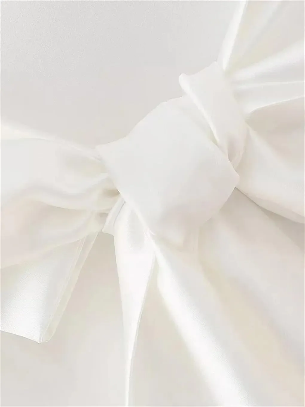 Women's Solid Color Casual Loose Bow Splicing Temperament Cami Sleeveless Camisole