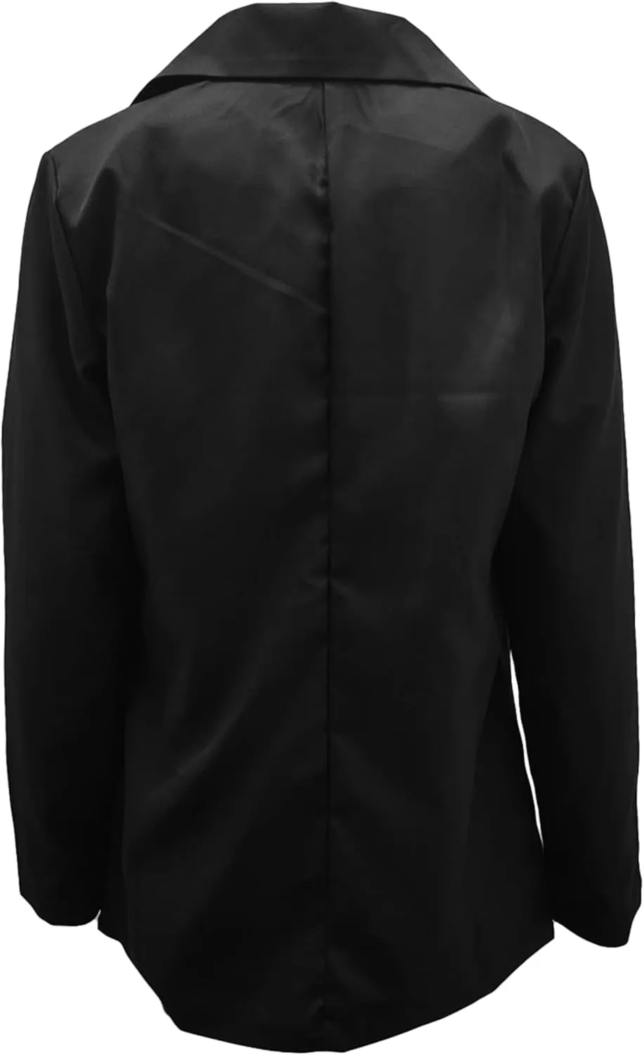 YMING Womens Casual Lapel Long Sleeve Blazer Open Front Work Jackets Button Solid Color Office Cardigan with Pockets