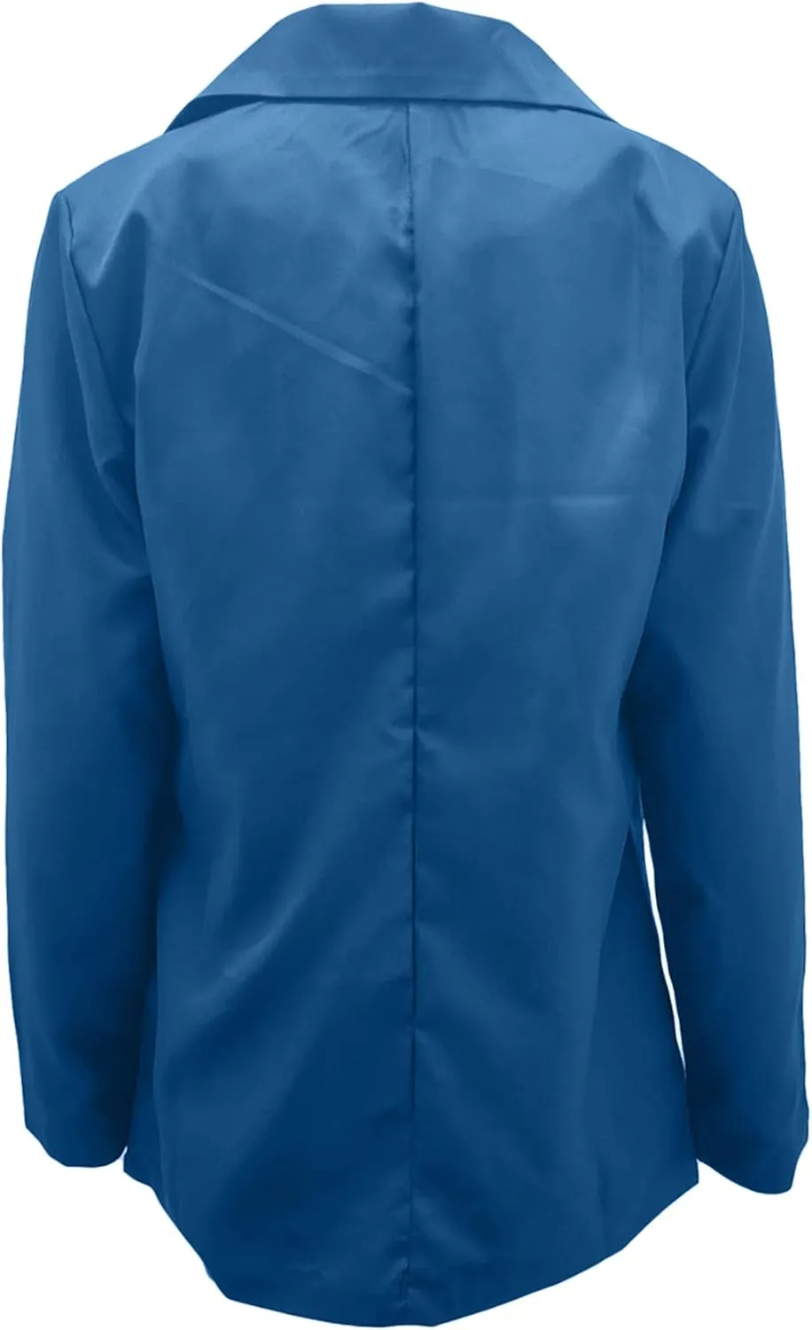 YMING Womens Casual Lapel Long Sleeve Blazer Open Front Work Jackets Button Solid Color Office Cardigan with Pockets