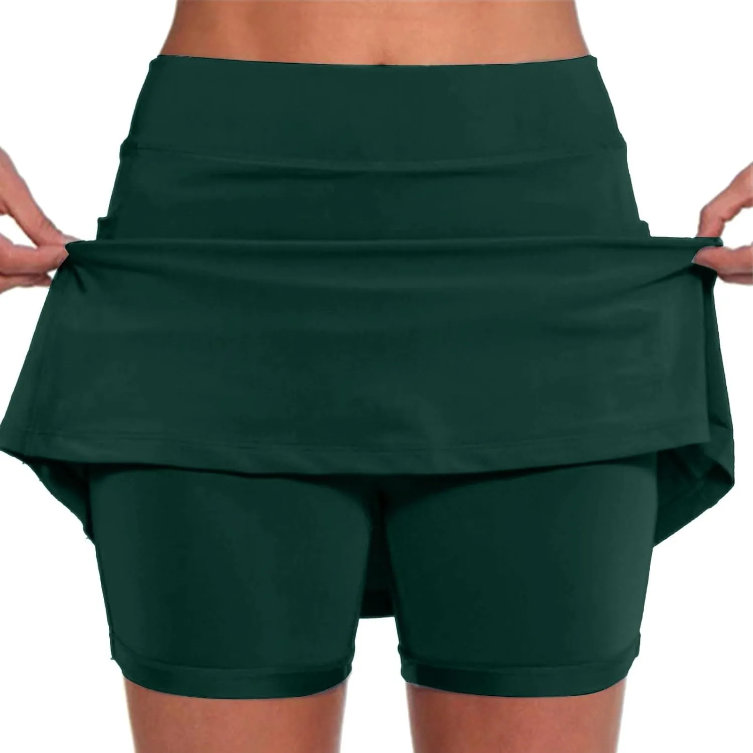 Yoga Shorts for Women Plus Size Lightweight Elastic Waist Short Pants Cycling Hiking Running Activewear